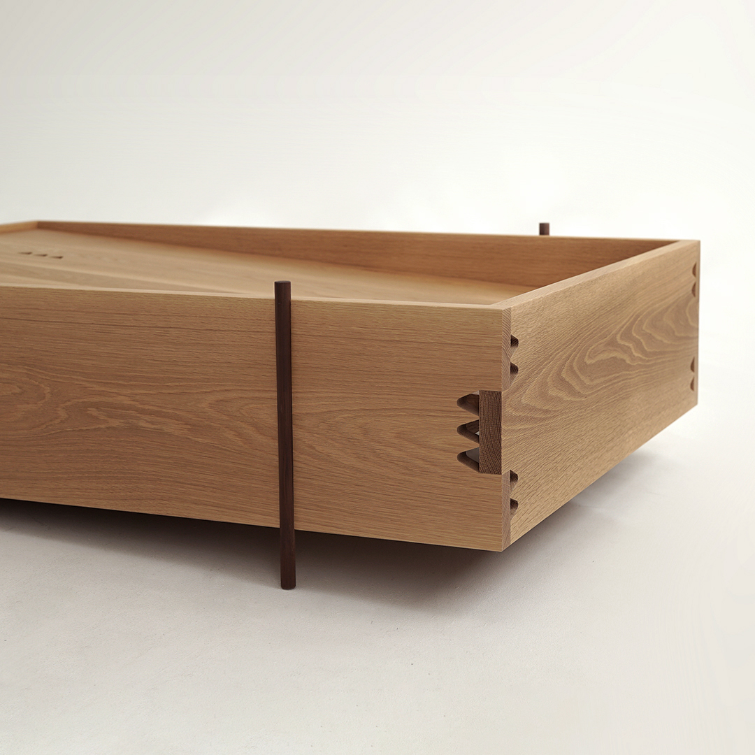 Mesa estructural artesanal